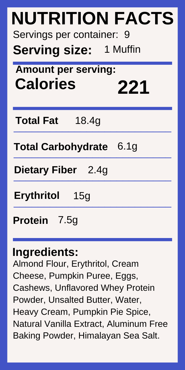 Pumpkin Cream Cheese Muffins