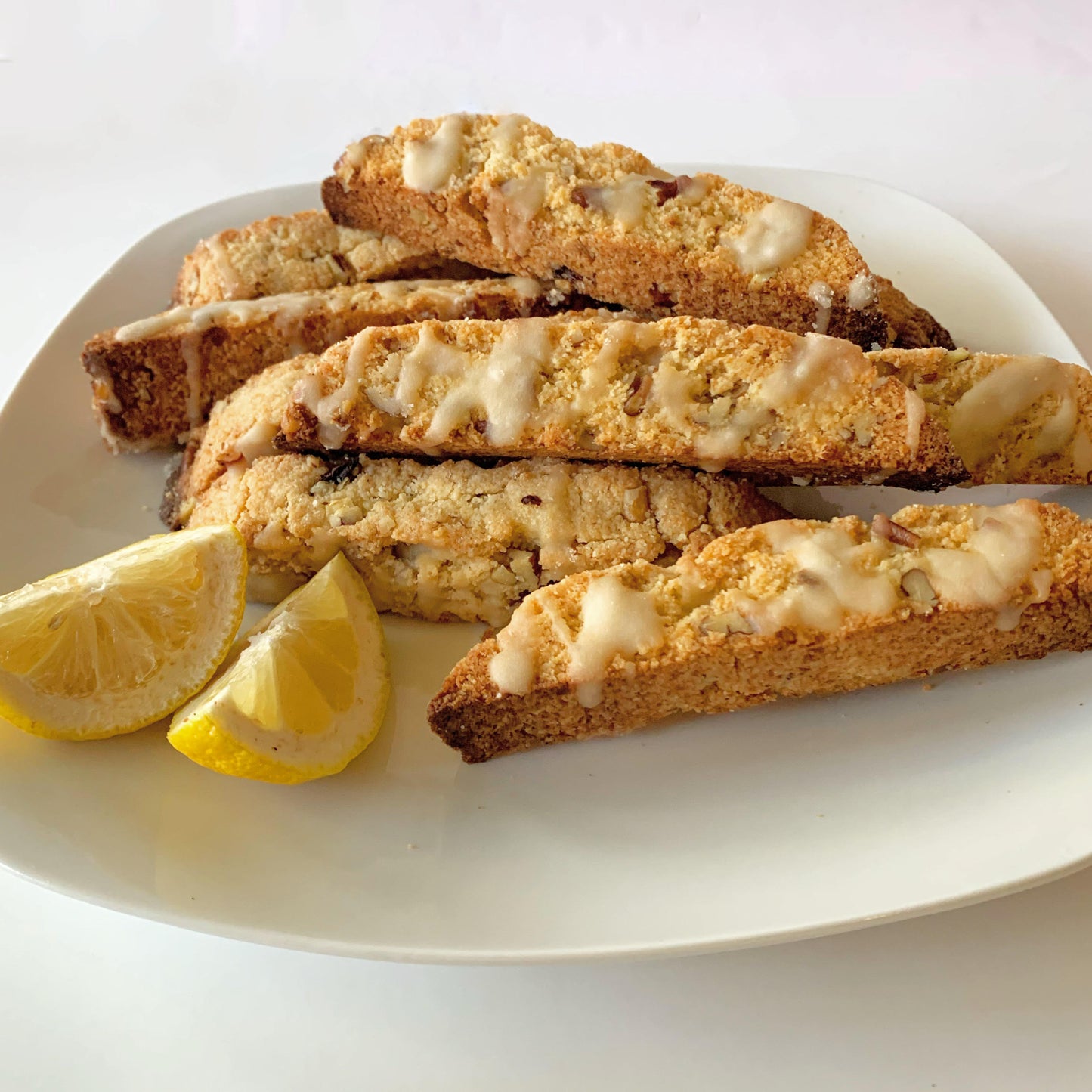 Glazed Limone Biscotti