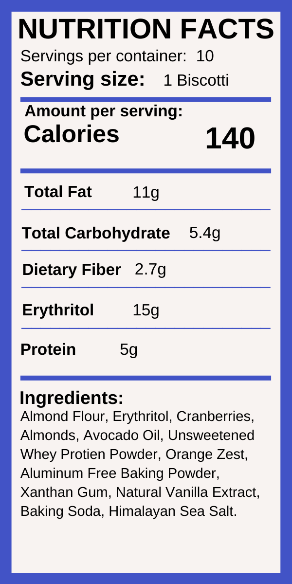 Cran-Orange Biscotti