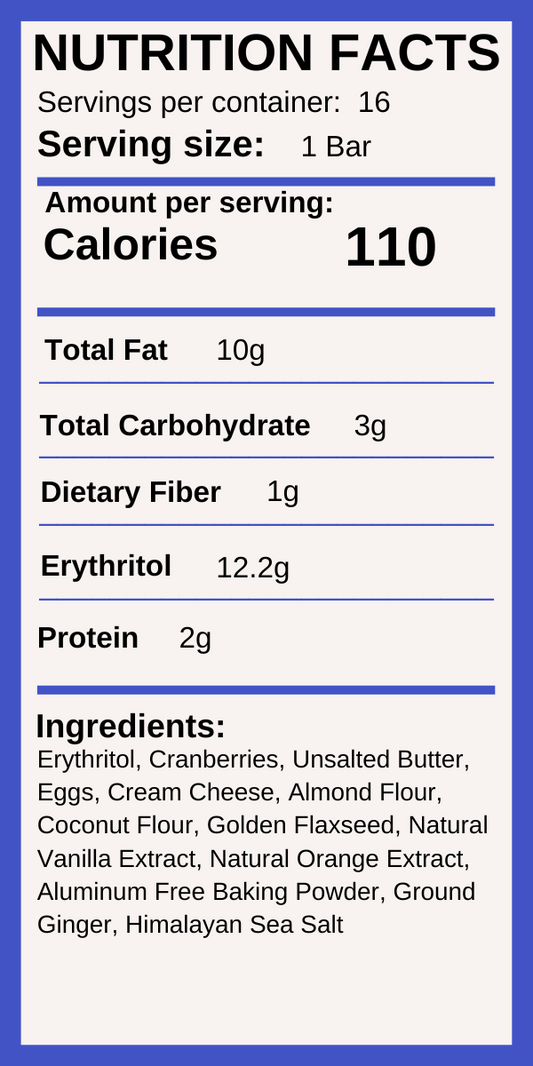 Cranberry Bliss Bars
