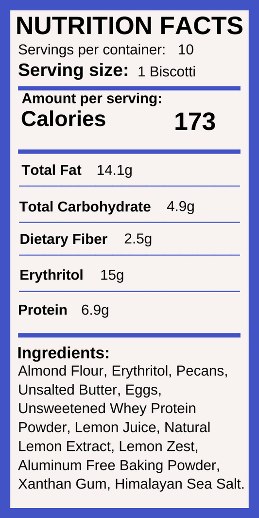 Glazed Limone Biscotti