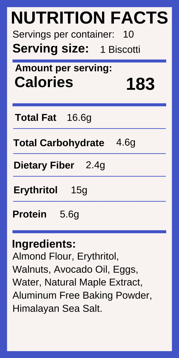 Maple Walnut Biscotti