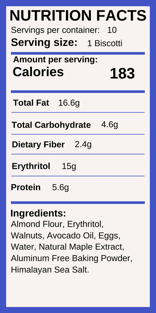 Maple Walnut Biscotti
