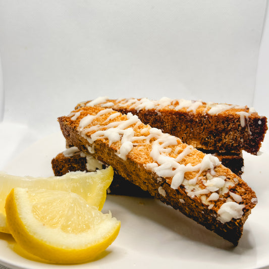 Glazed Limone Biscotti