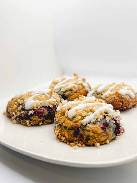 Blackberry Crumb Kookies