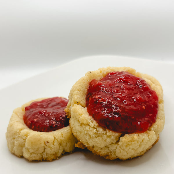 Strawberry Thumbprint Kookies