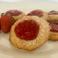 Strawberry Thumbprint Kookies