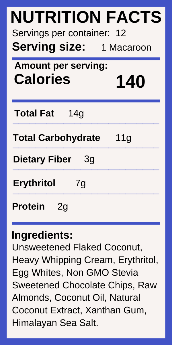 Mazel Coconut Joy Macaroons