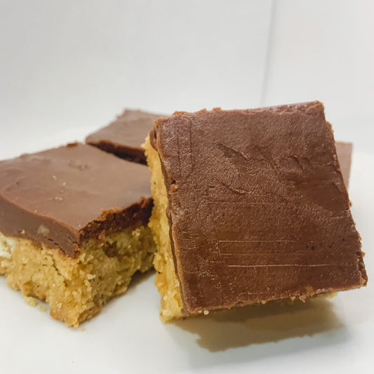 Choc-Keto Fudge Blondies